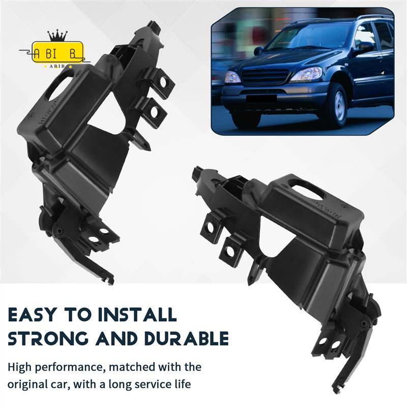 ABIB -2Pcs Front Left+Right Fog Light Trim Fog Lamp Bracket For Mercedes W163 ML320 ML500 ML350