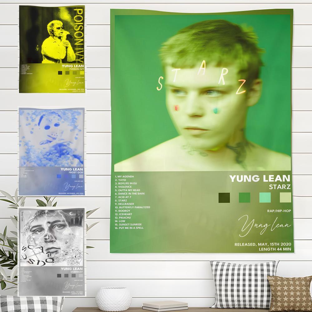 Popular Singer Rapper Y-Yung Lean Tapestry For Indoor Outdoor Living Room Bedroom Patio Durable
