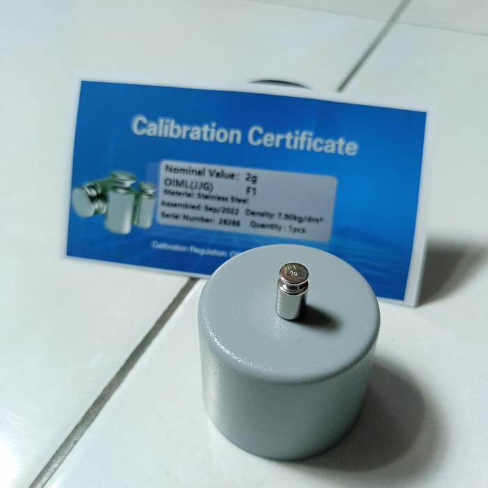Batu Timbangan F1 2 Gram / Anak Timbangan F1 2 Gram