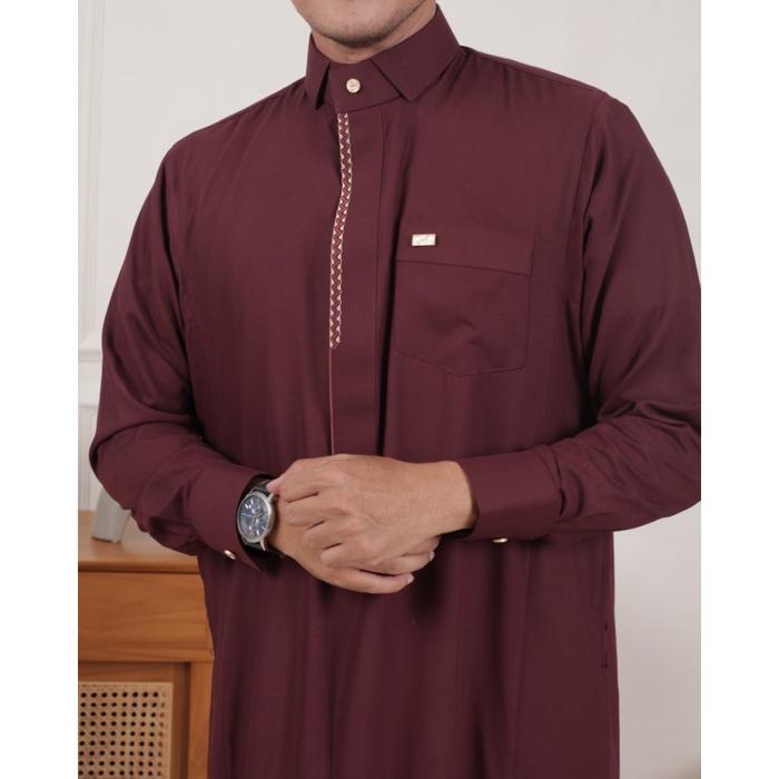 Qori Apparel Jubah / Gamis Uwais Al Qarni (Lengan Manset) UGD-2