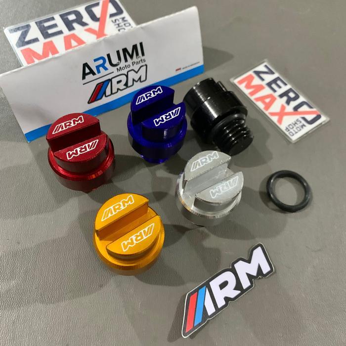 TUTUP OLI MESIN ARM ARUMI ALL NEW NMAX 2020 2021 2022 UP MIO