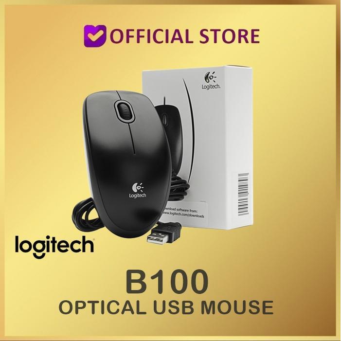 Mouse Logitech Optical B100 / Mouse Kabel Logitech B100