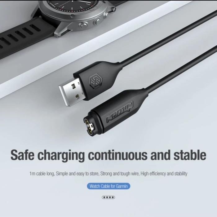 KABEL CHARGER GARMIN WATCH NILLKIN USB - CHARGER JAM TANGAN GARMIN