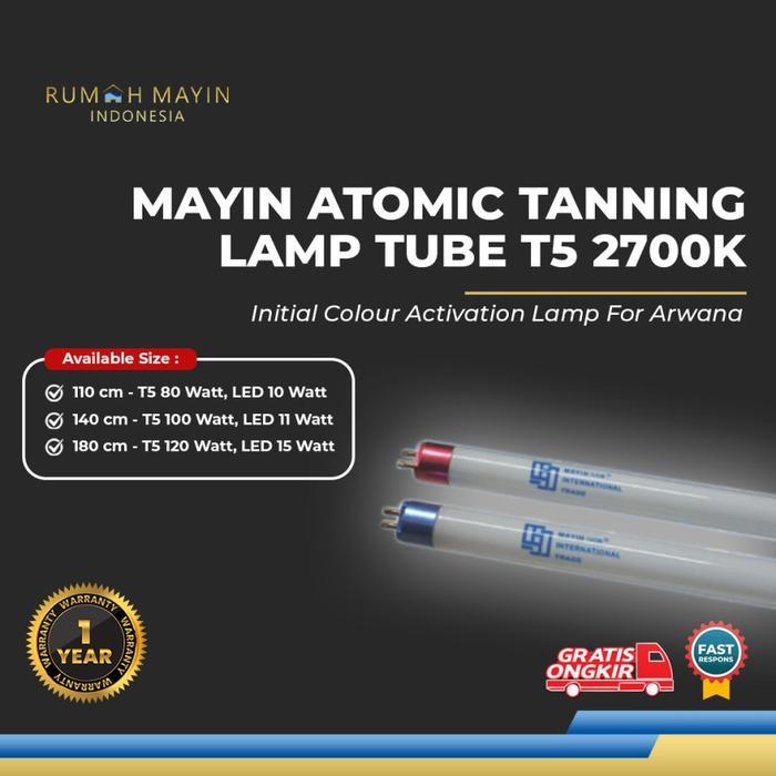 Mayin Atomic Tanning Lamp Tube T5 Flourescent 2700k ikan Arowana