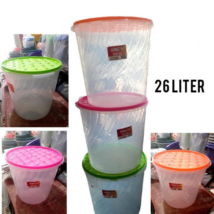 Toples Plastik 26Liter / Toples Kerupuk / Toples Plastik
