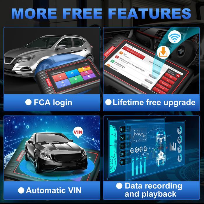 KINGBOLEN S6 OBD2 SCANNER PROFESSIONAL FULL SYSTEM OBD2 DIAGNOSTIC TOOL CAR SCANNER OBD PK THINKTOOL