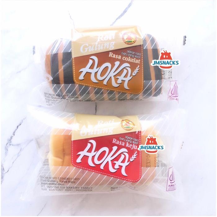 [PROMO] Roti Ropang AOKA / MOMOTARO / ROTI GULUNG 1 DUS - grosir viral rolung termurah diskon