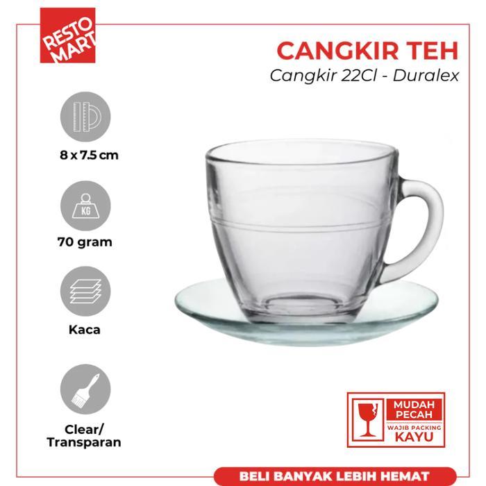 Cangkir Teh 22cl DURALEX Kaca (2063094)