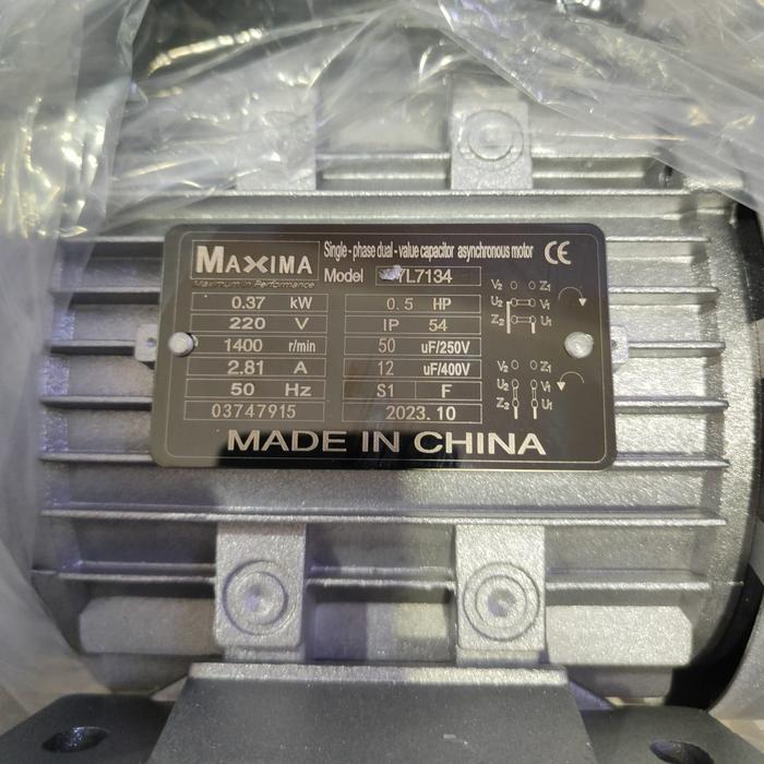 DINAMO ELEKTRO MOTOR ELECTRO MOTOR 1/2 HP 0.5 0,5 HP 1 PHASE MAXIMA