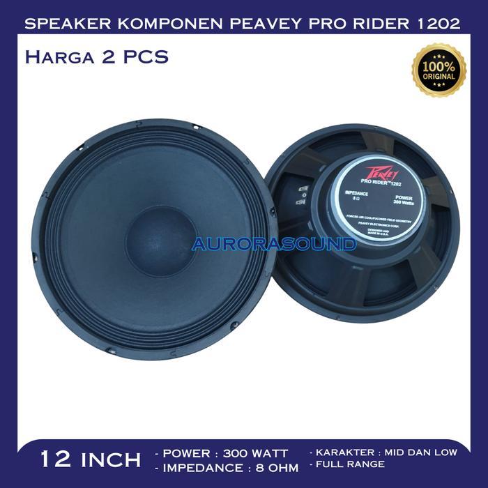 SPEAKER KOMPONEN PEAVEY PRO RIDER 1202 HARGA 2 UNIT PEAVEY 12 INCH FULL RANGE 300 WATT