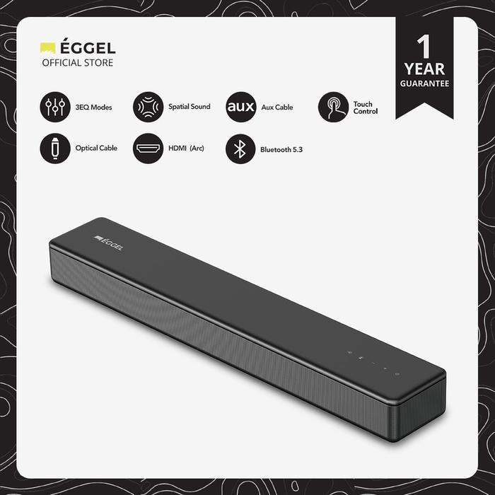 EGGEL Stage SoundBar / Sound Bar with Built-In Woofer
