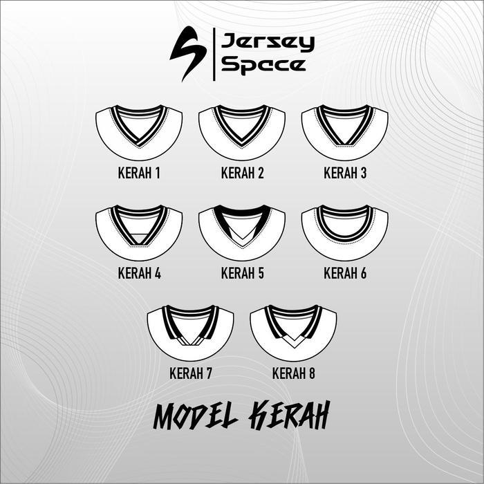 JS55 - Jersey Futsal Sepakbola Free Costum Design Nama Nomor Logo Jersey Vintage Full Printing Sport