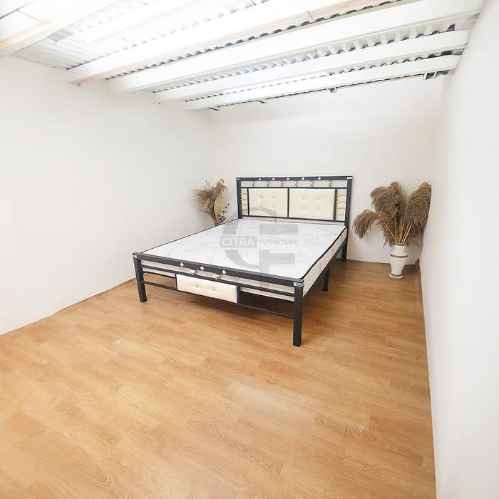 Ranjang besi minimalis 200x200