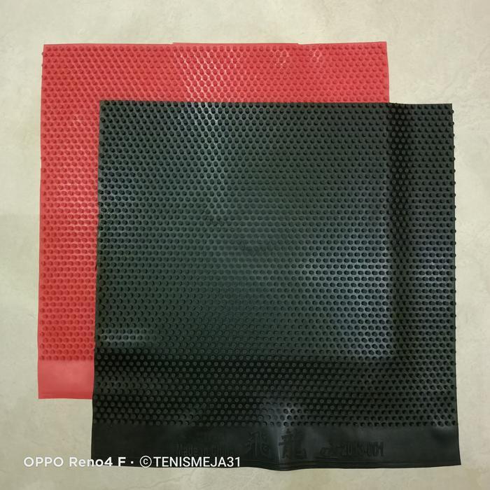 Saviga Fei Lung Karet Pingpong Tenis Meja Bintik Panjang Bertahan Proses Pabrik