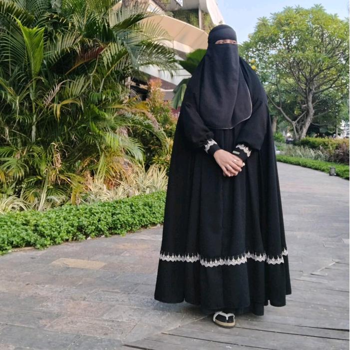 Khimar Floor Princess Renda Tile Manset Reszt / Armhole