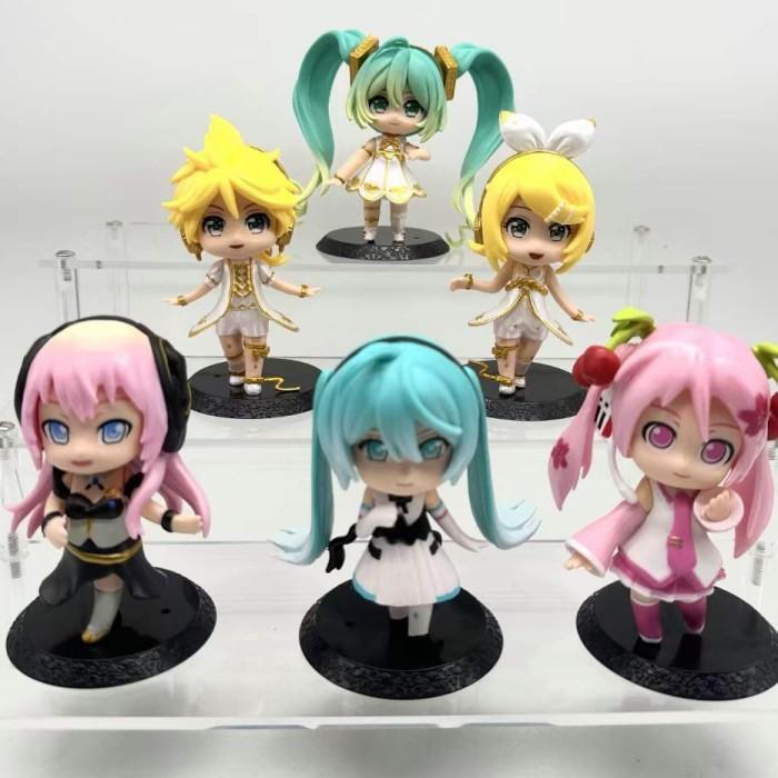 HATSUNE MIKU FIGURE SET 6 RIN MIKU LEN