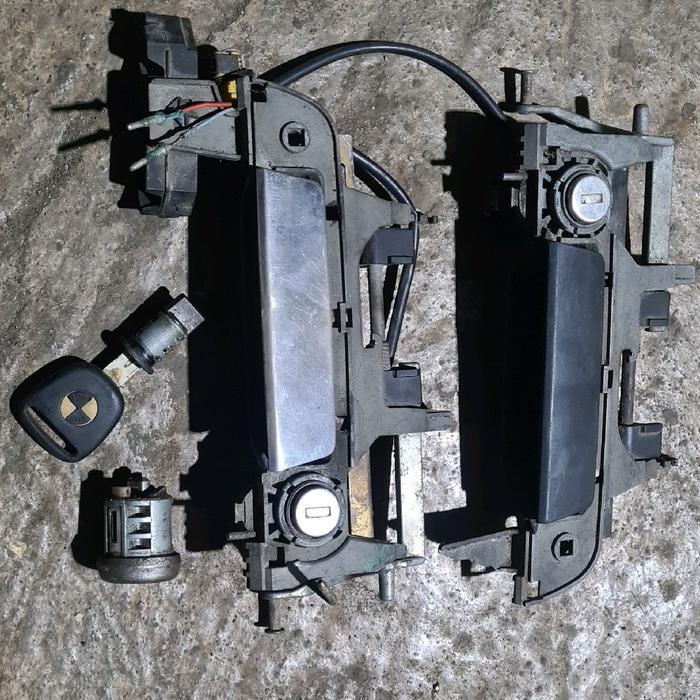 Rumah kunci + handle + anak kunci bmw e36