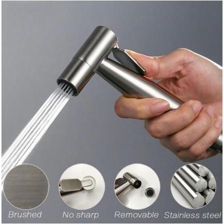 Jet Shower SUS 304 Toilet Kepala Shower Bidet Jet Shower Stainless Jet