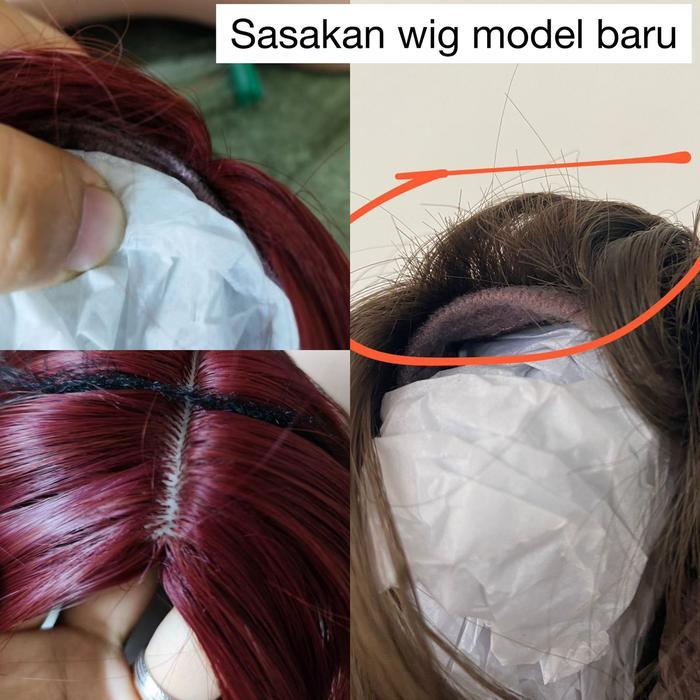 AEGYOSHOPPE - T2390 full wig korea 70 cm - Wig Rambut Palsu Wig Wanita Korea Style Aesthetic Premium