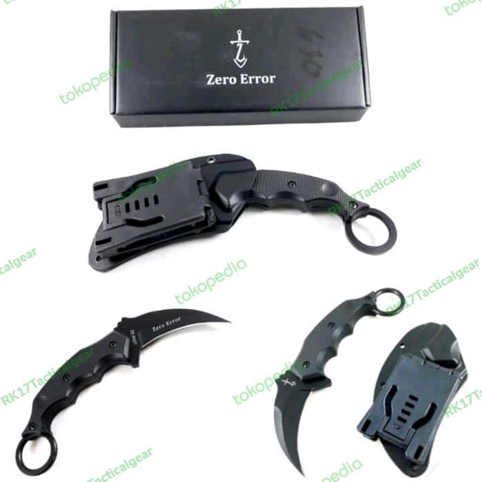Pisau Import Zero Error / Kerambit / Survival Kit Outdoor Co