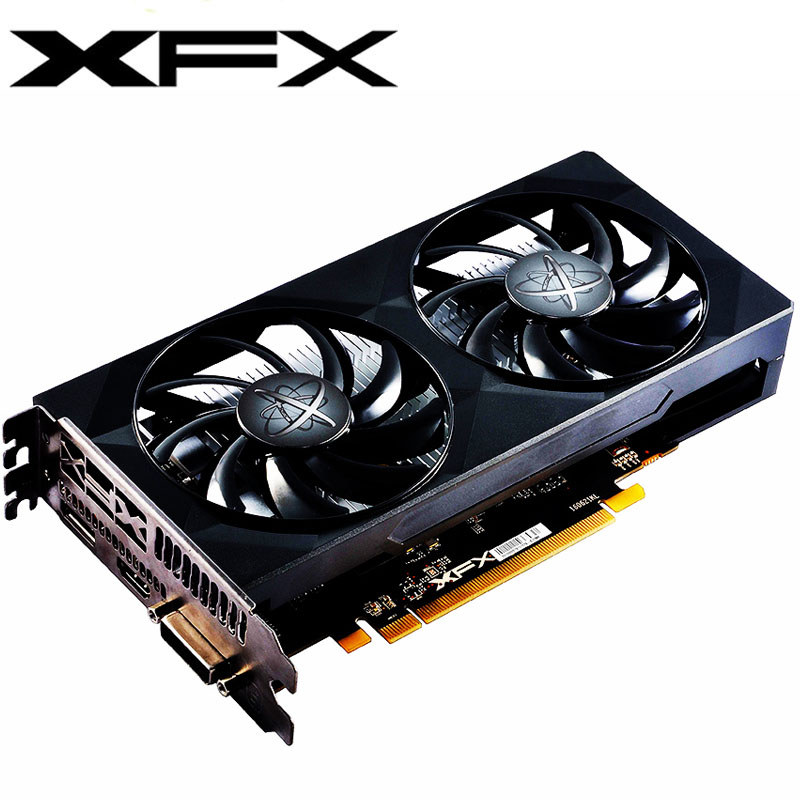 Used XFX RX 460 2G 128Bit GDDR5 Graphics Cards For AMD RX 400 series RX460 2GB Video Cards 7000MHz D