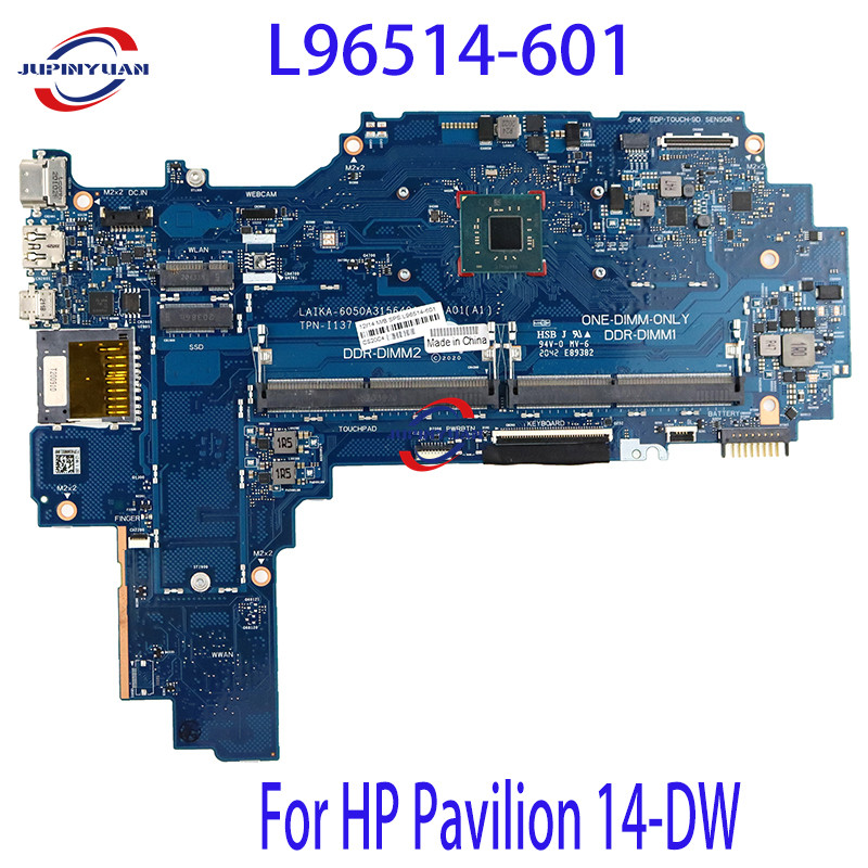 Genuine For HP Pavilion 14-DW Motherboard Main Board Intel Pentium N5030 L96514-601