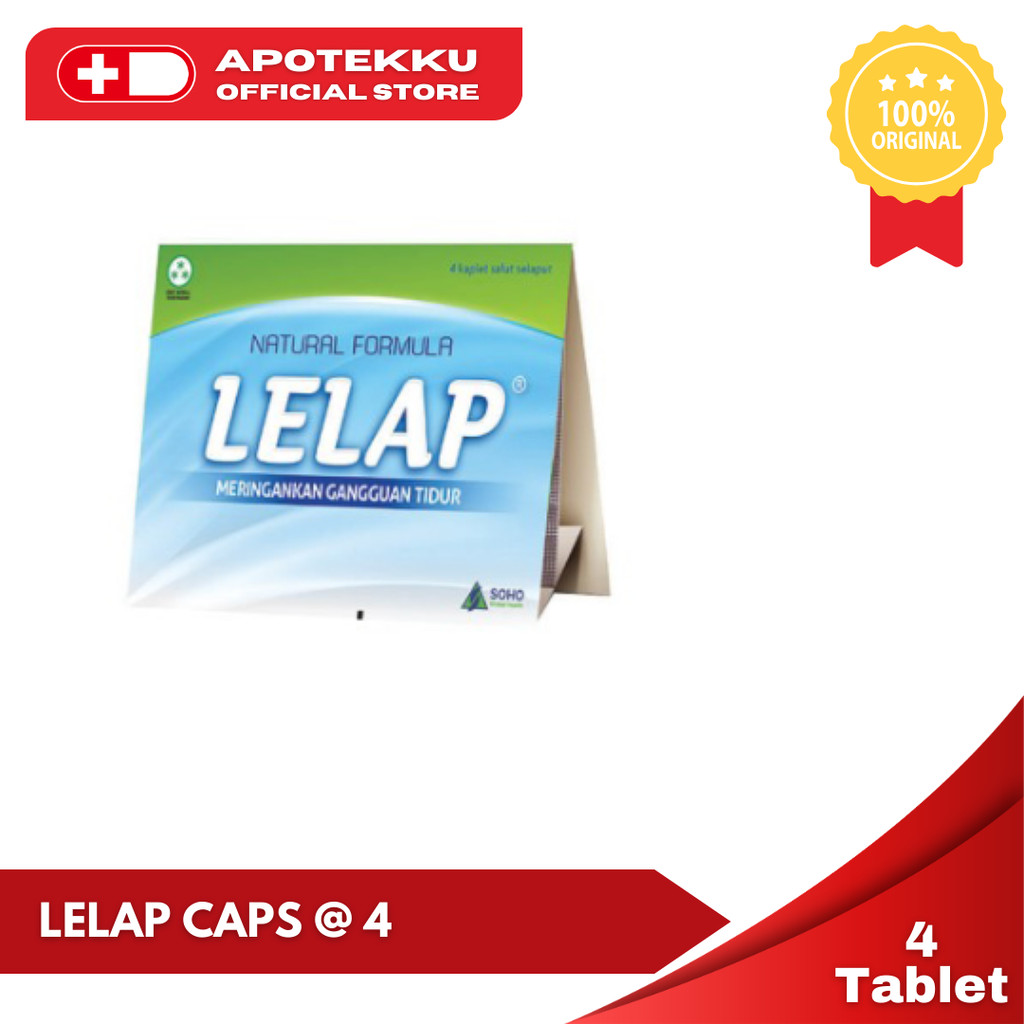 Lelap 1 Strip - Obat Tidur Herbal