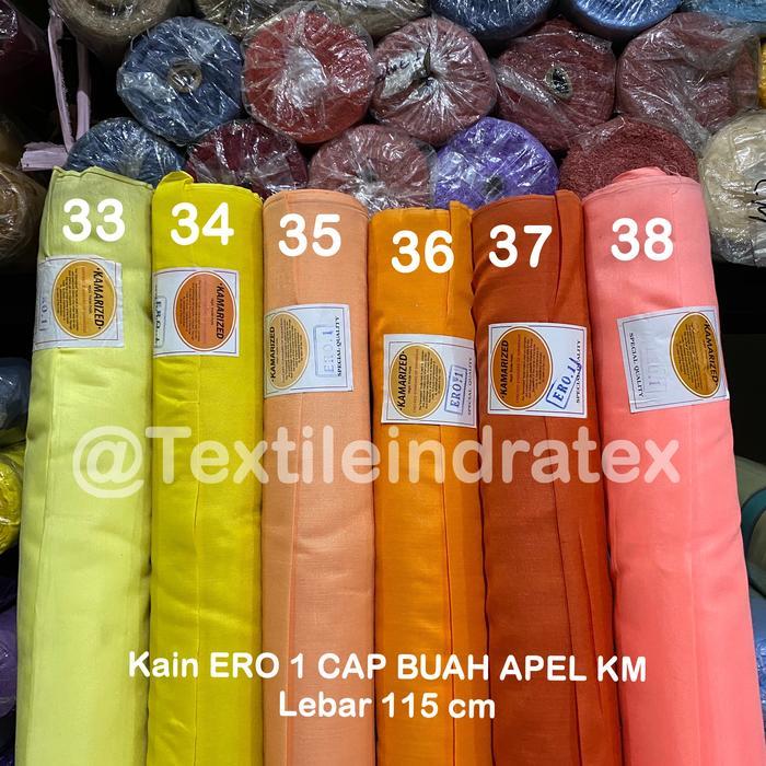 "New" BAHAN KAIN FURING LAPISAN ERO HERO KATUN TIPIS TAS BAJU CAP BUAH APEL