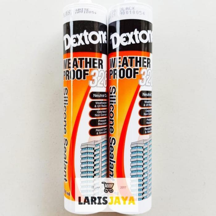 Lem Silicone Sealant Dextone Weatherproof 328 (Netral) / Lem Sealant