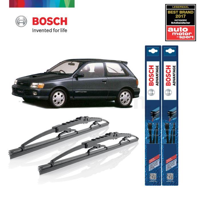WIPER MOBIL TOYOTA STARLET KOTAK SEPASANG BOSCH ADVANTAGE
