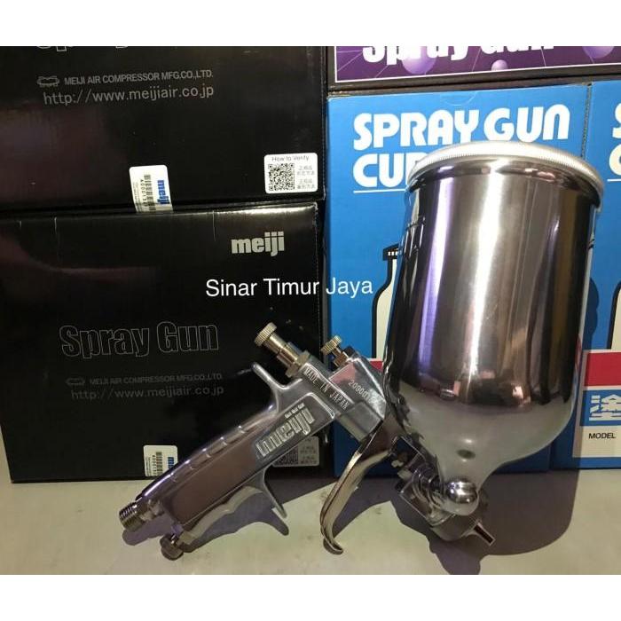 SPRAY GUN MEIJI TABUNG ATAS MADE IN JAPAN F110 G13 (4D) ORIGINAL 100%