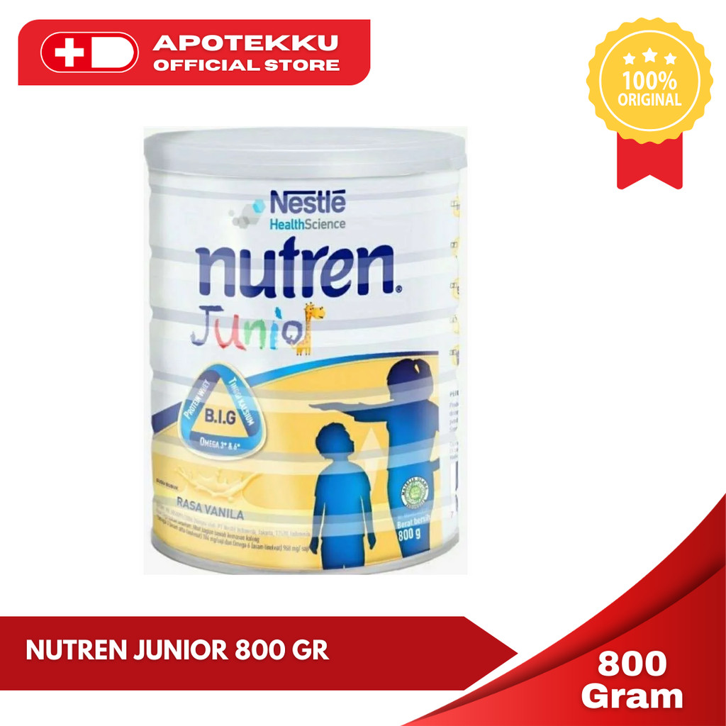 Nestle Nutren Junior Vanilla 800g - Susu Nutrisi Anak