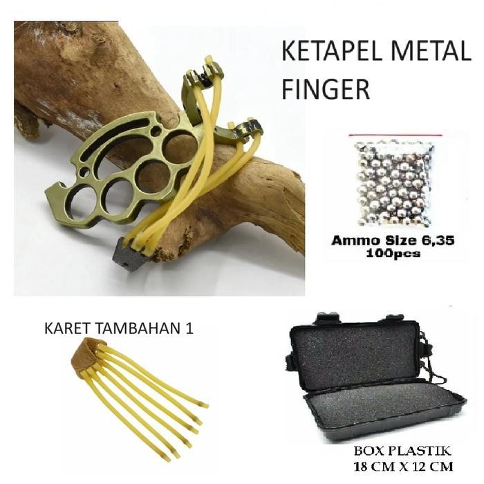 Ketapel Slingshot Metal Fix Finger