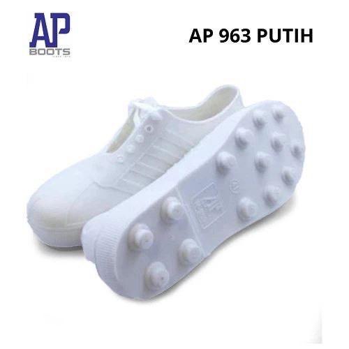 Aerostreet - Sepatu Bola Ap 963 Putih Sepatu Pria Ap Boots Cucuk Putih/Sepatu Bola Putih Pul Sepatu
