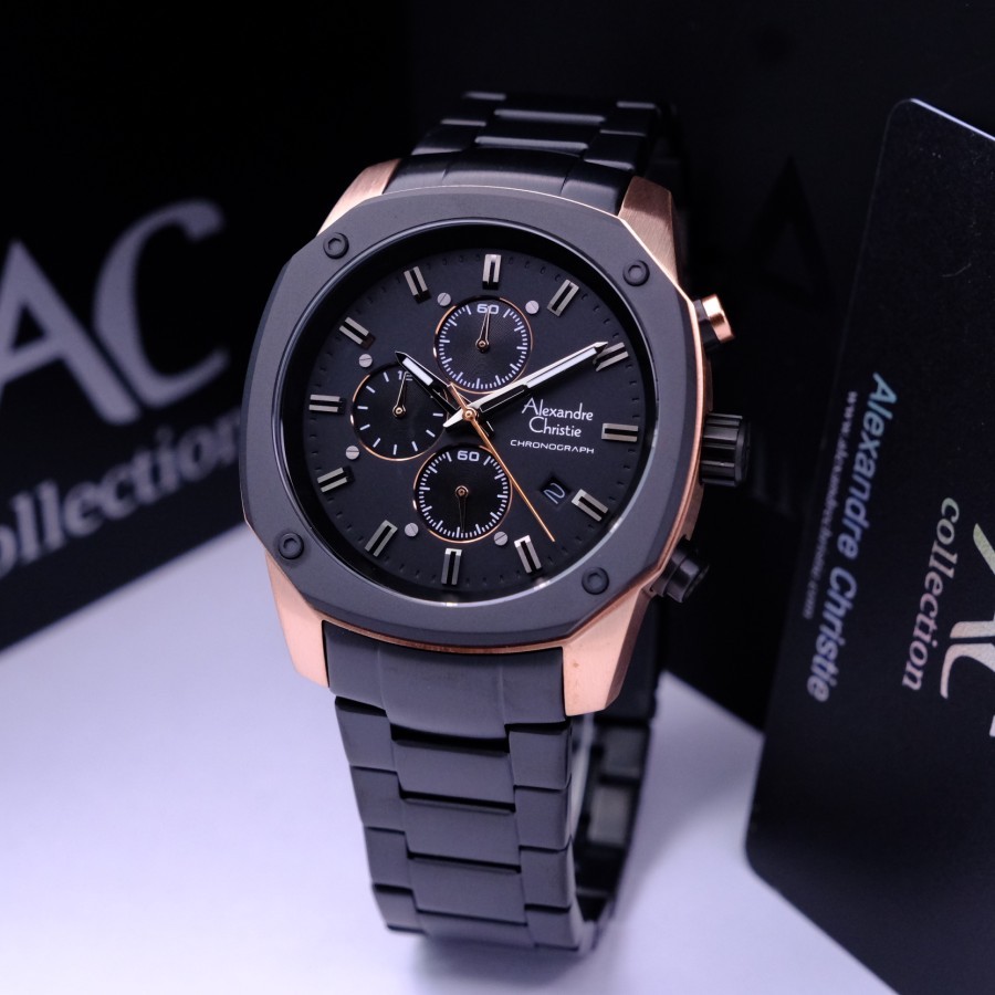 (BISA COD) Jam Tangan Wanita Alexandre Christie AC 6658 Garansi Resmi 1 Tahun - Stainless Steel