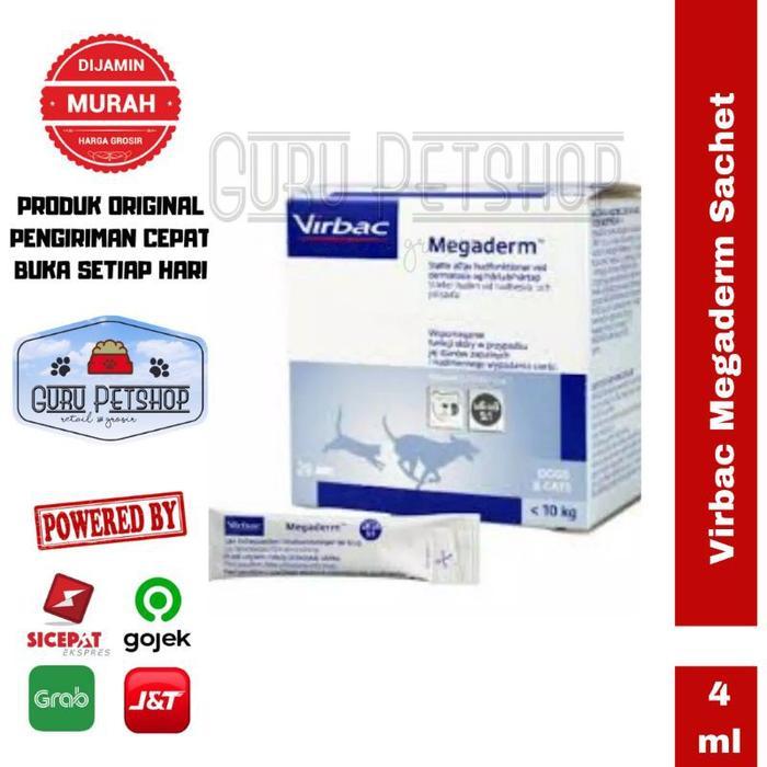 Virbac Megaderm Sachet 4ml / Vitamin Bulu Megaderm Anjing Dan Kucing