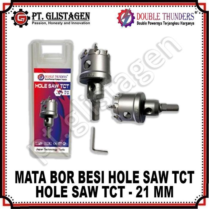 Mata Bor Besi HoleSaw TCT 21 MM Mata Bor Pelubang Hole Saw HoleSaw Besi TCT