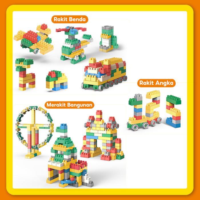OHSOME MR. MAN NAI LONG BRICK DIY BUILDING BLOCKS / BLOCK MAINAN BALOK SUSUN 3D DIY NAI LONG / BLOK