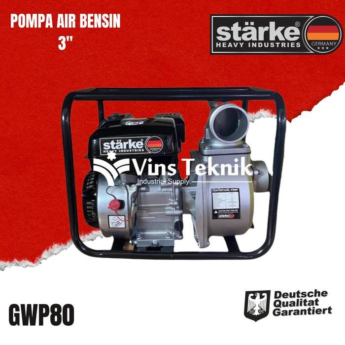 Pompa irigasi Alkon Mesin Pompa Air Bensin 3" STARKE GWP80 GWP 80