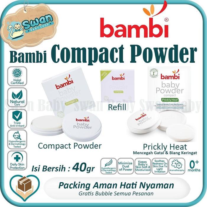 Bambi Baby Compact Powder Bayi Bedak / Bedak Bayi
