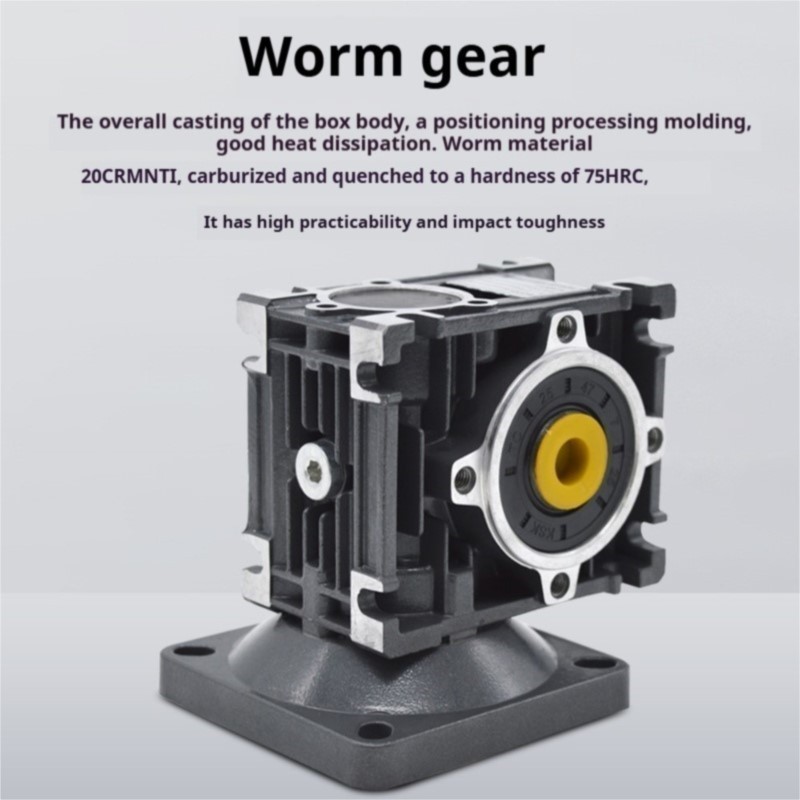 Dc gear motor, worm gear reducer, 12V/24V high-power variable speed motor 200W