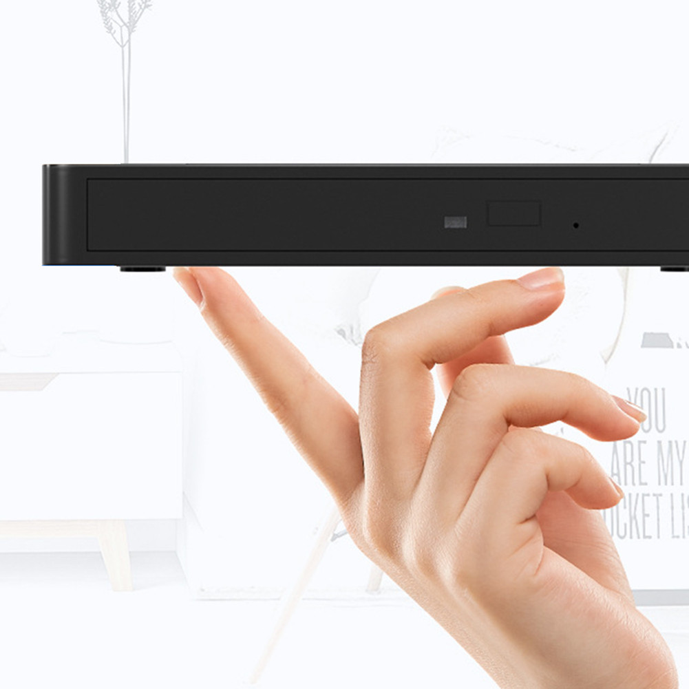 Drive Burner Recorder USB 3.0 & Type-C Mute CD Burner for /Linux Windows 7/8/10/11 Laptop PC