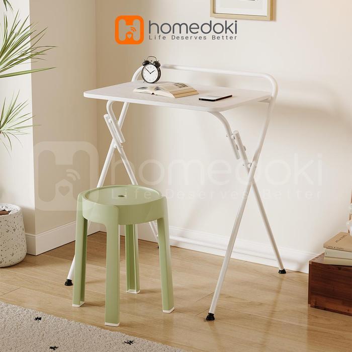 Homedoki Meja Kerja/Meja Kantor/Meja Belajar Lipat/Meja Lipat Portable