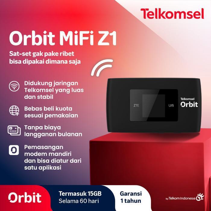 Terbaik Best Quality 100% Original Orbit Mifi Z1 Portable Modem Wifi 4G High Speed Original