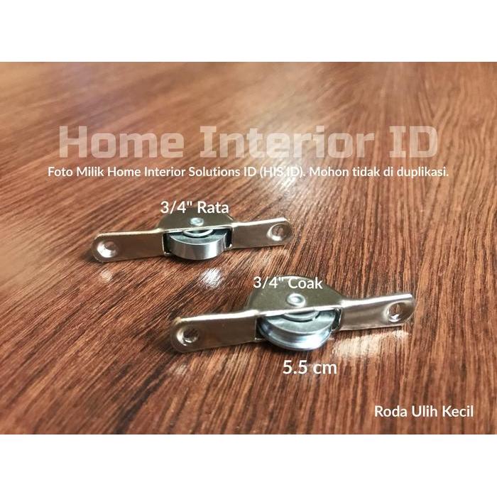 "New" Roda Ulih 3/4 inch - Roda Laher Model Coak - Roda Etalase