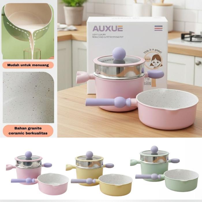 Set Panci Mpasi Panci Panci 4pcs /Panci Granit OLL-4922 Kitchenware