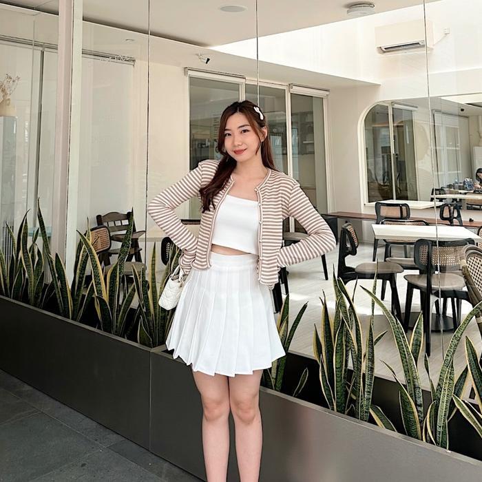 cnm [ Marveile ] Kuma Knit Cardigan / Cardigan Outer Wanita