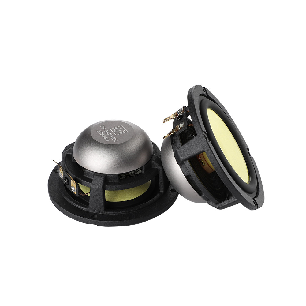 AIYIMA 2Pcs 3 Inch Midrange Speaker 4 Ohm 8 Ohm 25W Car Audio Speaker Hifi Loudspeaker Music Sound