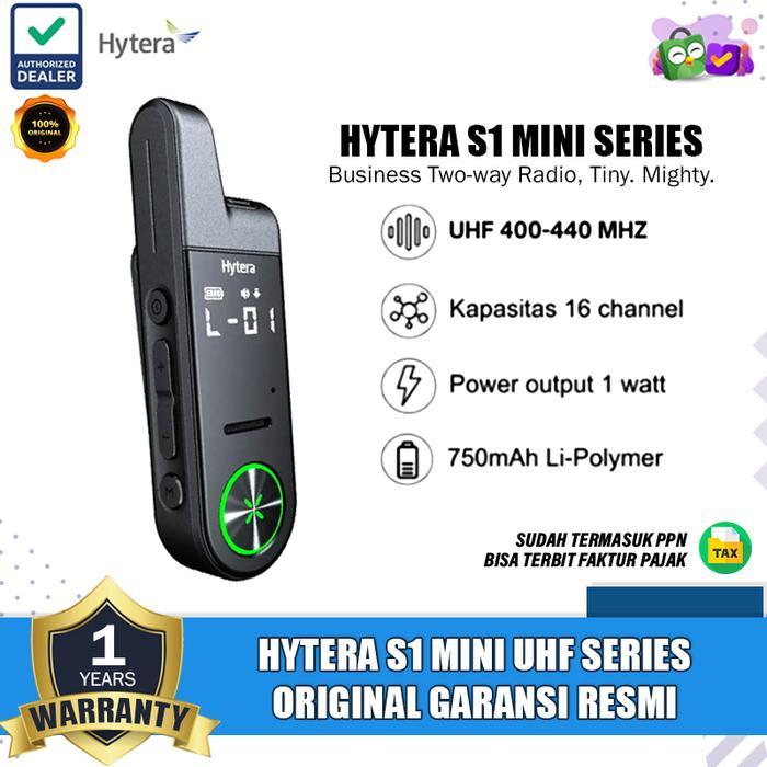 Hytera S1 Mini Series Uhf Hytera S1 Mini Walkie Talkie Hytera S1 mini Uhf 400 Original Garansi Resmi