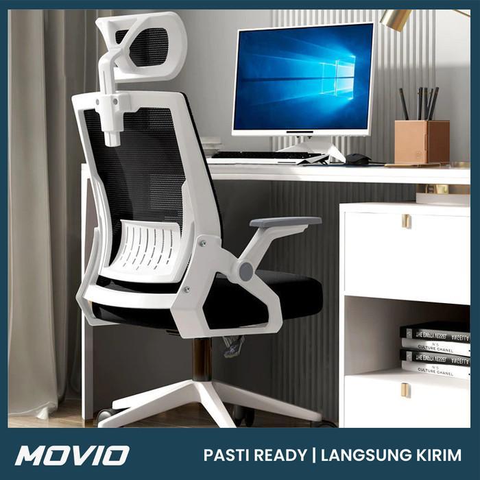 MOVIO Office Chair - Kursi Kantor Kerja Kursi Ergonomis / Kursi Gaming